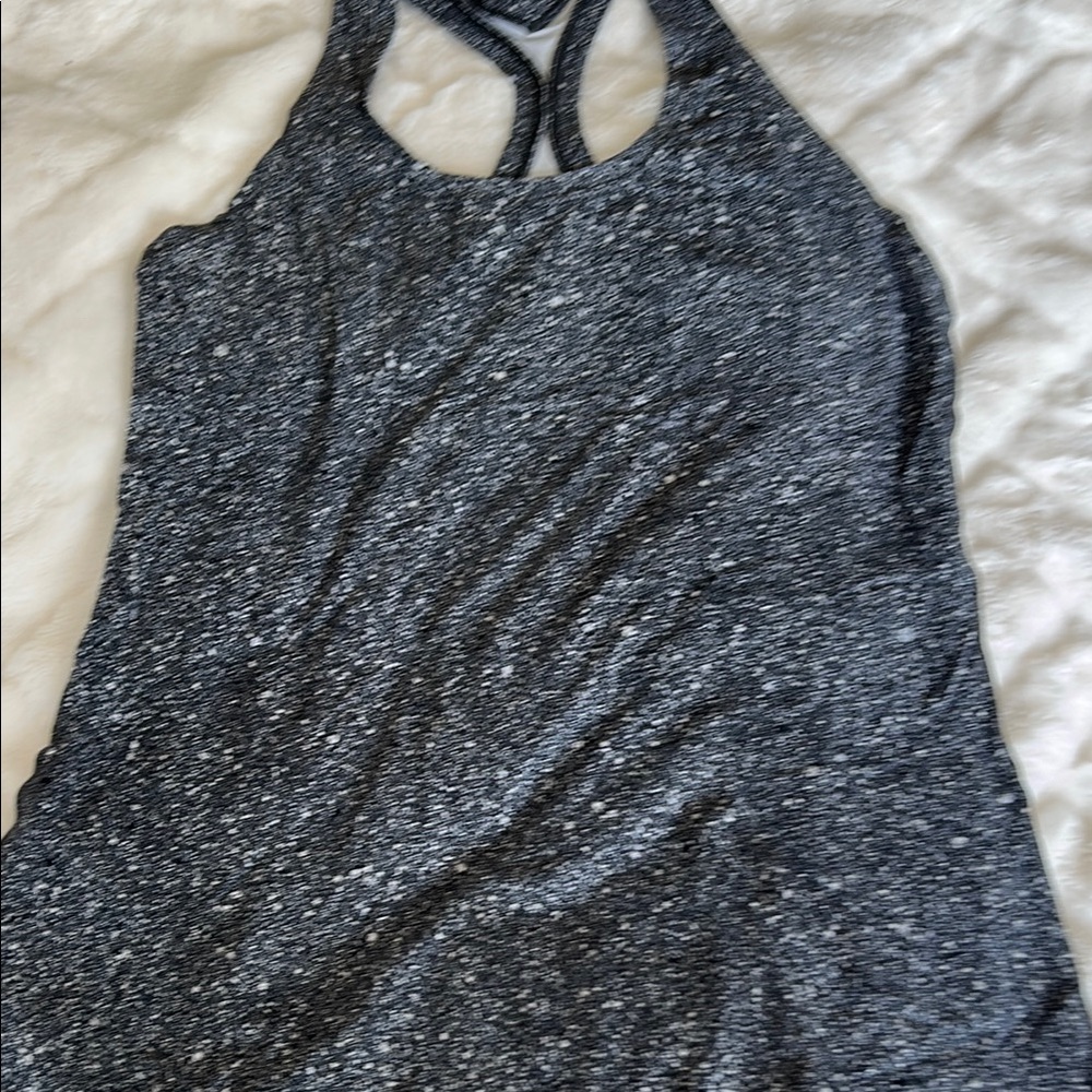 Lululemon Athletica Gray Racerback Tank Top